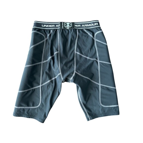 Under Armour MPZ1  Adult Men's Black Utility Sliding Shorts Compression Medium - Picture 2 of 7